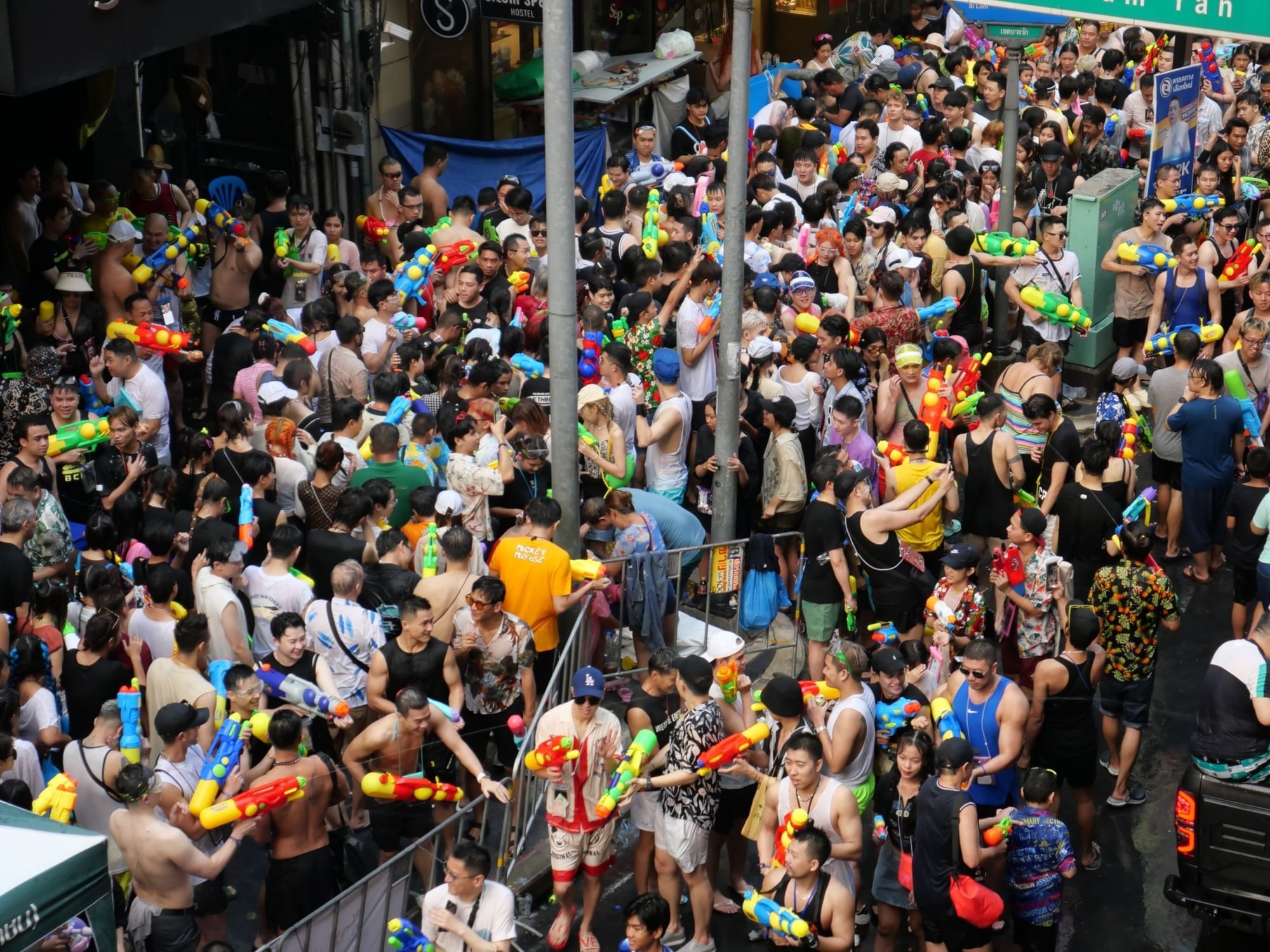 Silom Road Water Festival
